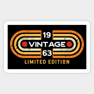 Vintage 1963 | Retro Video Game Style Magnet